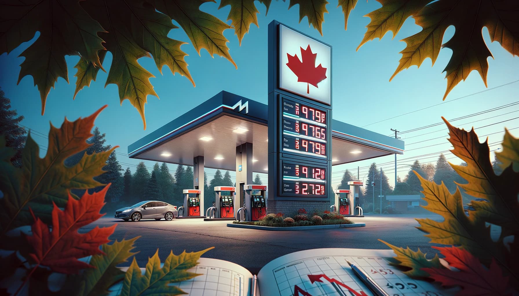 Gas Price Tomorrow in Brampton, Ontario